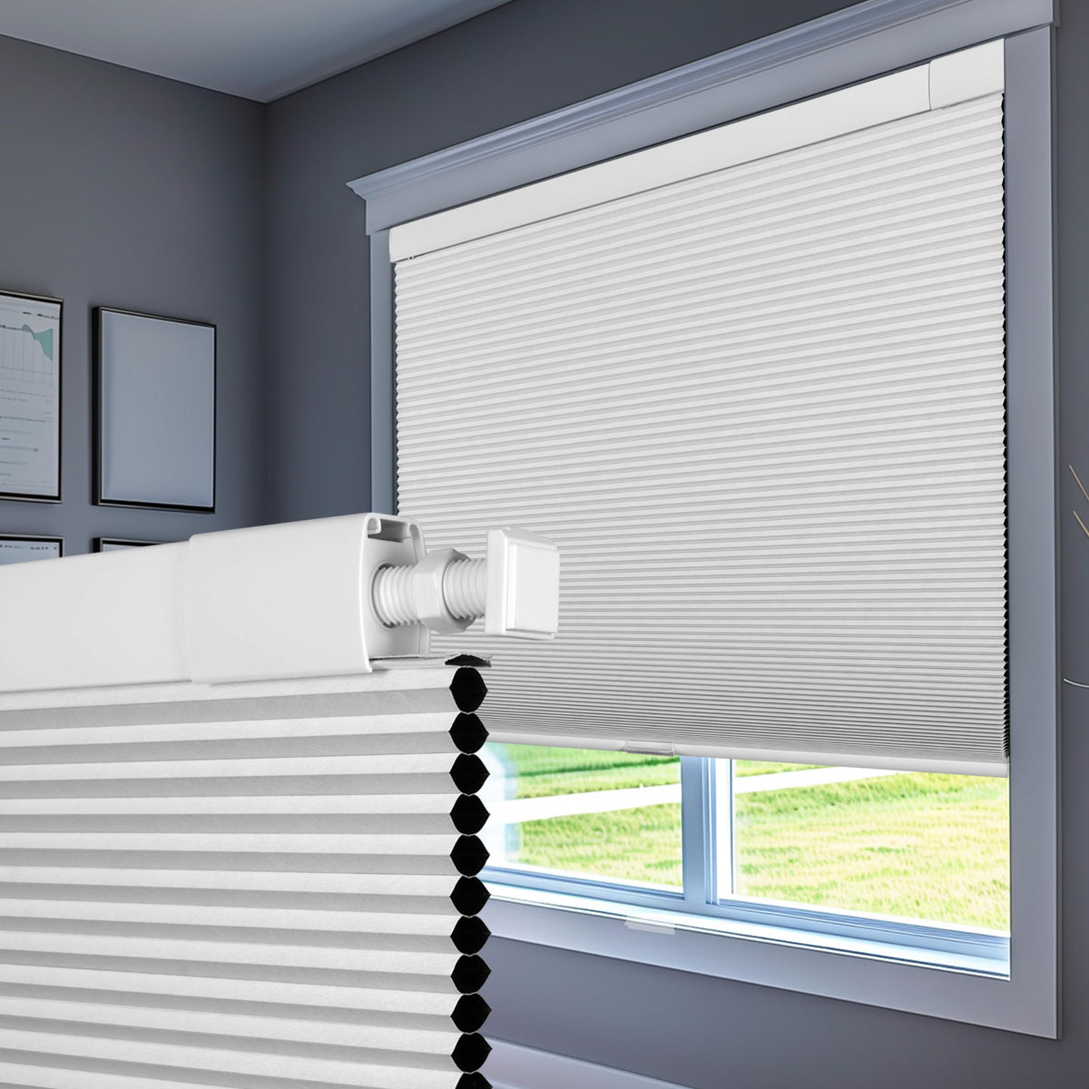 Drill-Free Multifunctional Adjustable Blinds