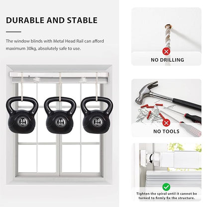 Drill-Free Multifunctional Adjustable Blinds